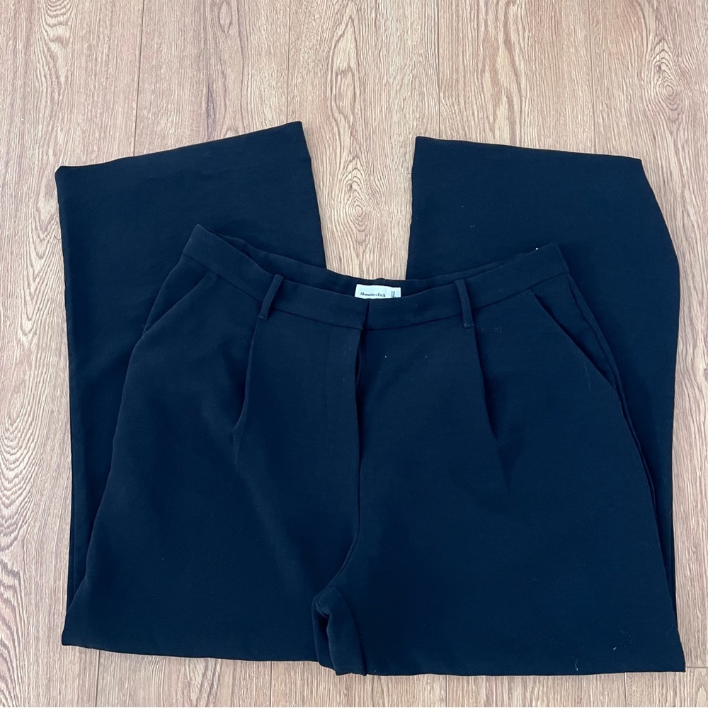 Black Abercrombie Trousers Size 16